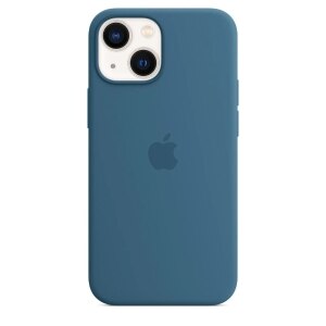 Funda con MagSafe para iPhone 13 mini, Apple – Silicona Azul niebla