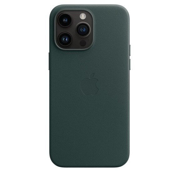 Funda de cuero verde pino iPhone 11 Pro Max