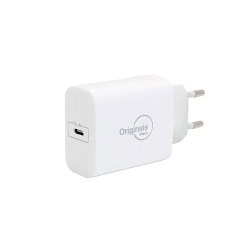 Cargador Fast Charge, USB-C 30W / USB, iPlace - Blanco